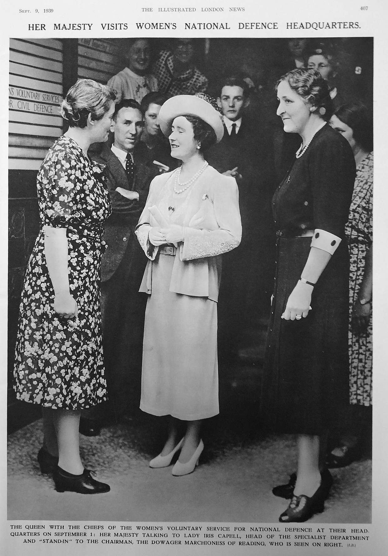 The queen and wvs